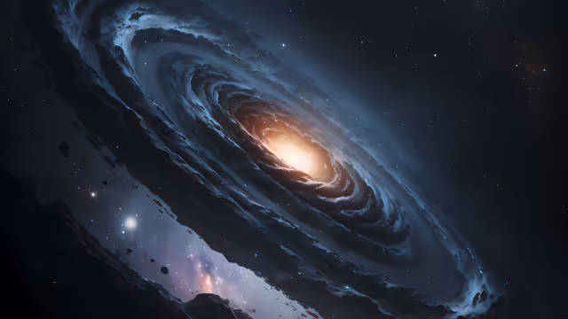 Spiral Galaxy With Bright Core