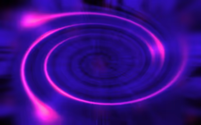 Neon Spiral Portal Energy
