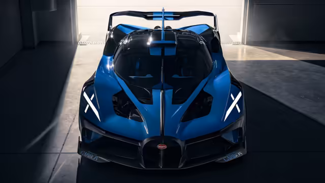 Bugatti Bolide Sports Car Blue