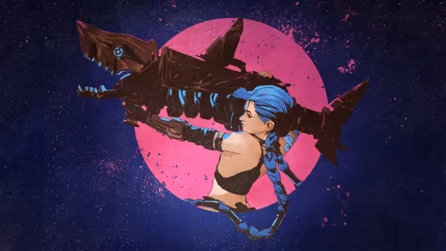 Jinx Cyberpunk Warrior Moon
