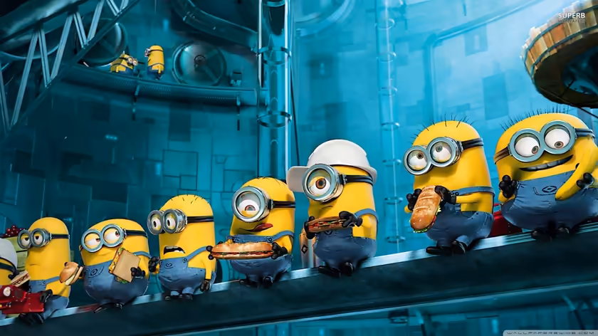 Despicable Me Minions Factory Line