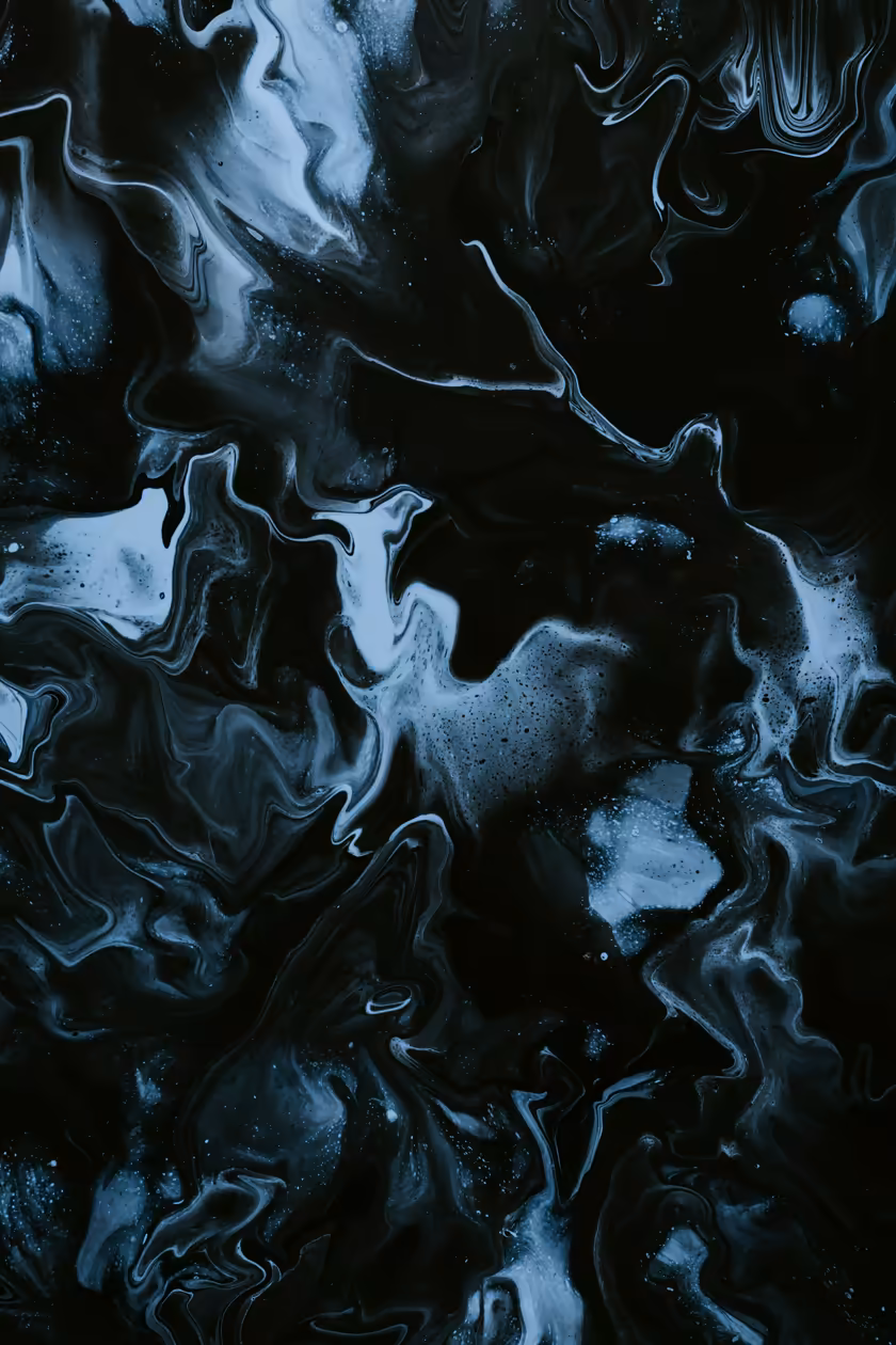 Liquid Marble Blue And Black