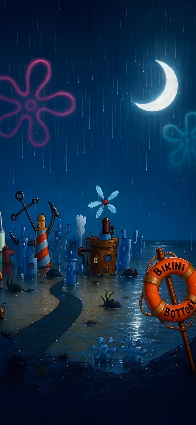 Neon Underwater Adventure Night