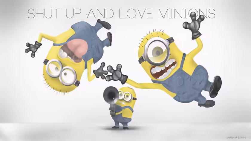Despicable Me Minions Playful Yellow