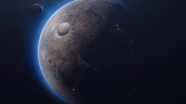 Ceres Planet In Deep Space