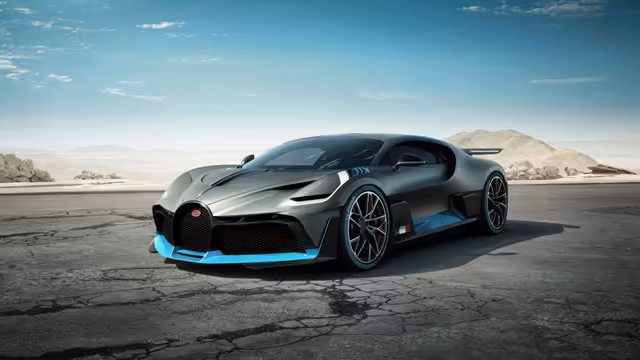 Bugatti Divo Hypercar Desert