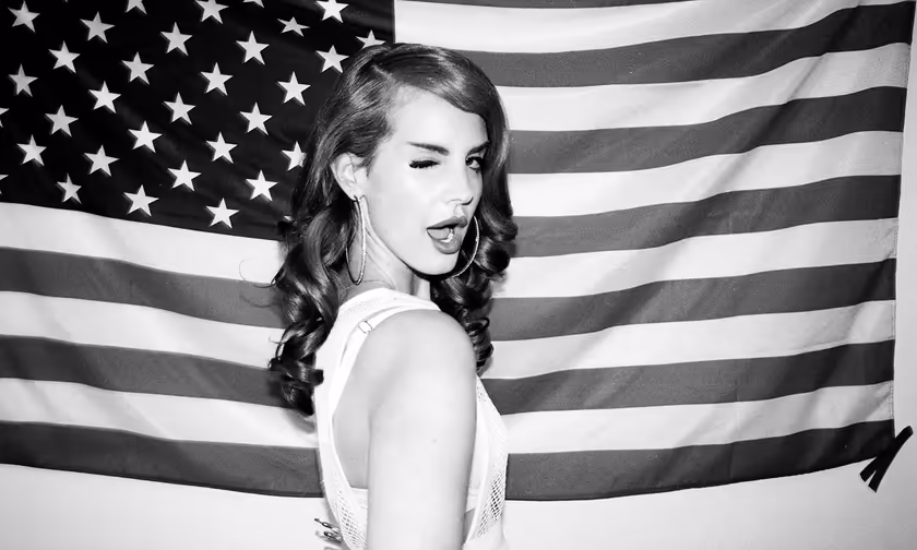 Lana Del Rey Vintage Americana Portrait