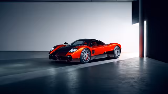 Pagani Utopia Red Sports Car