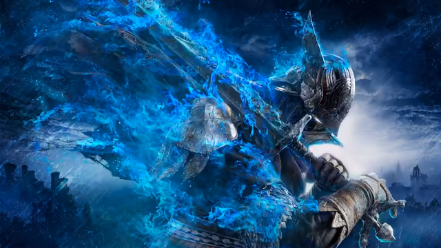 Elden Ring Armored Knight Blue Magic