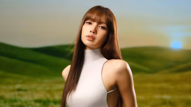 Lisa White Top Green Field