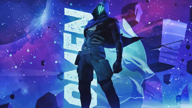 Omen Valorant Neon Digital Art