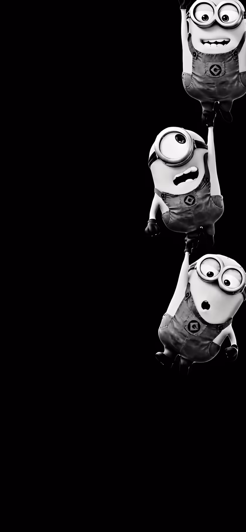 Cute Black Minion Wallpaper