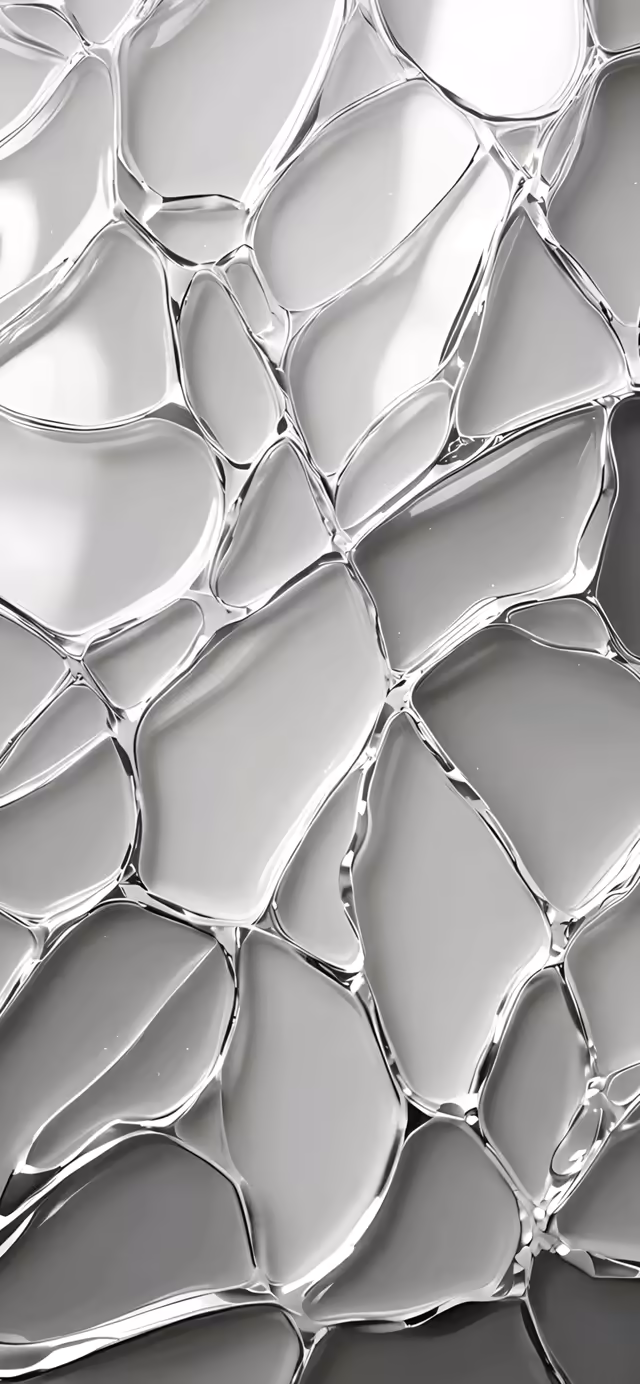 Clear Glass Bubble Pattern Texture