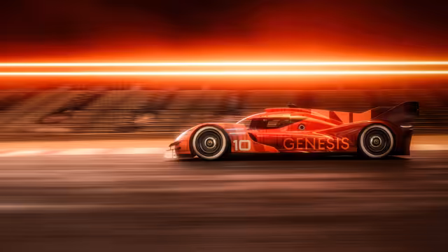 Genesis GMR-001 Racing in Motion