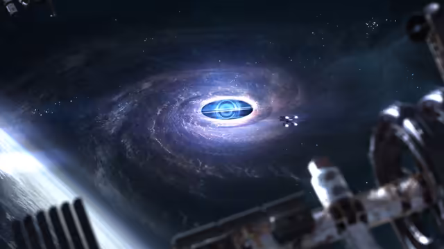 Black Hole Cosmic Portal in Space