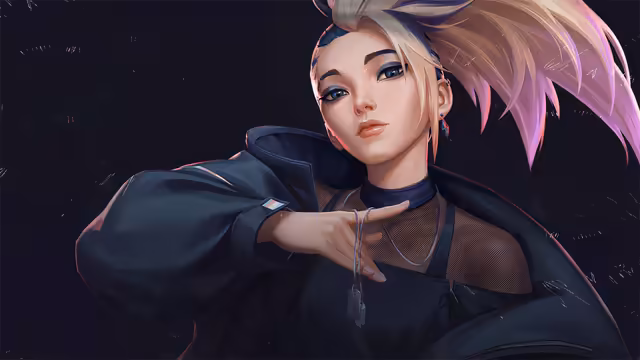 Akali K/DA Digital Portrait