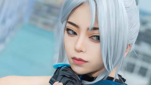 Jett Valorant Cosplay Character Portrait