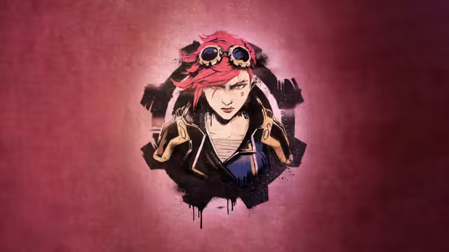 Vi Enforcer Pink Neon Portrait