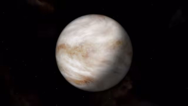 Planet Venus in Space