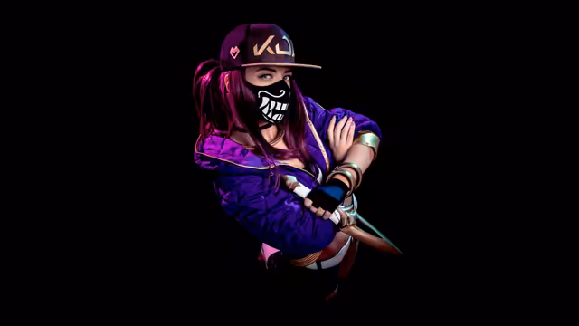 KDA Akali Bold Portrait
