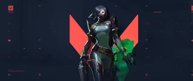 Valorant Agent Black Neon Tactical