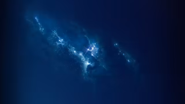 Milky Way Galaxy Stars Blue