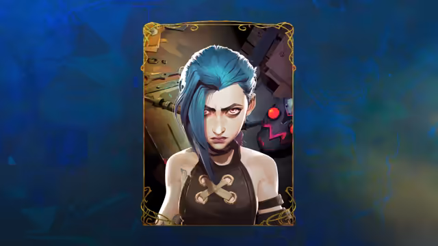 Arcane Character Portrait Blue Hair
