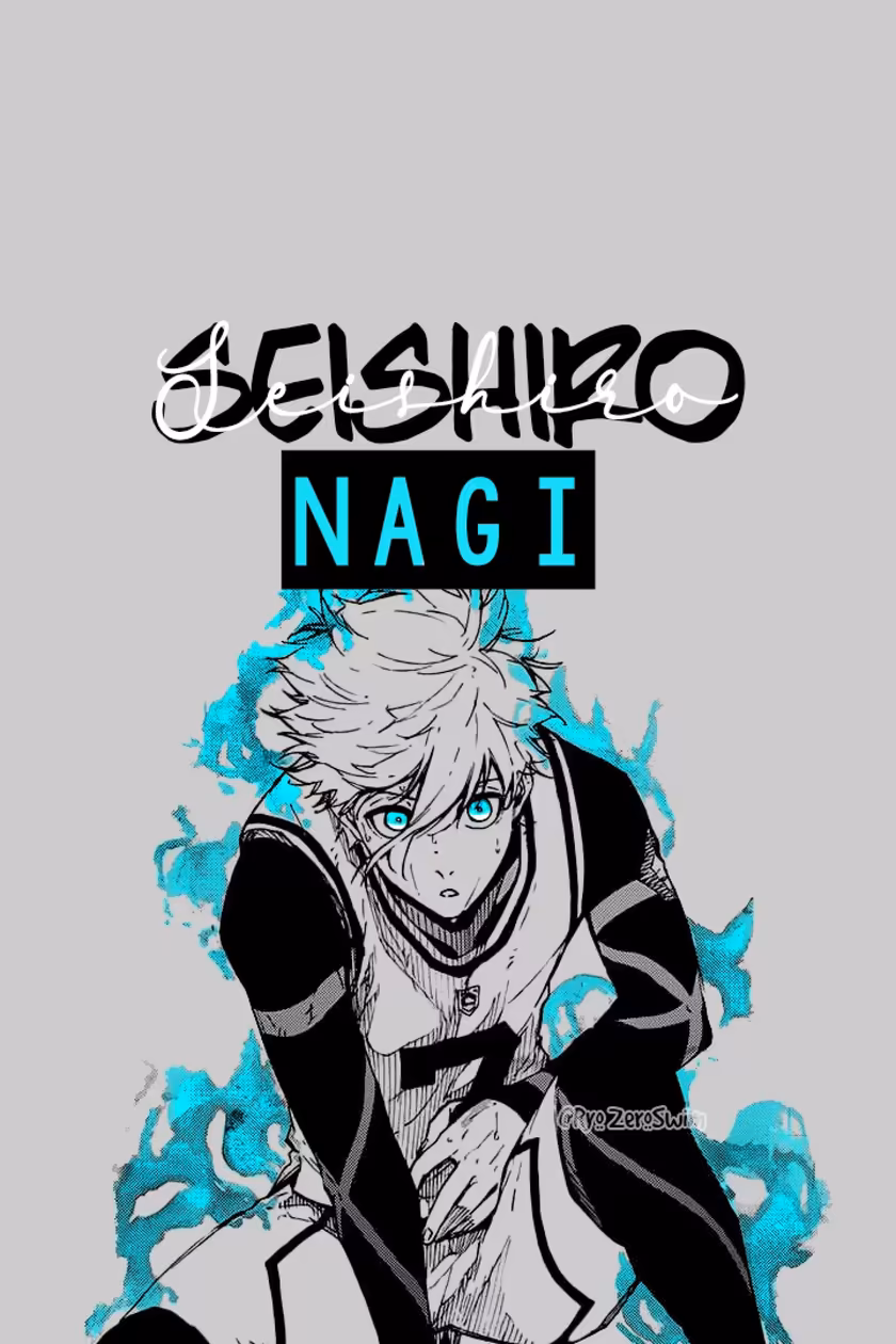 Blue Lock Nagi Turquoise Anime