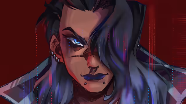 Fade Valorant Cyberpunk Character