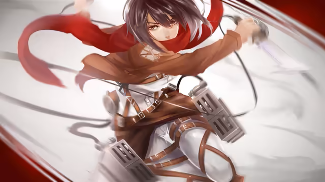 Mikasa Ackerman Battle Ready Dynamic