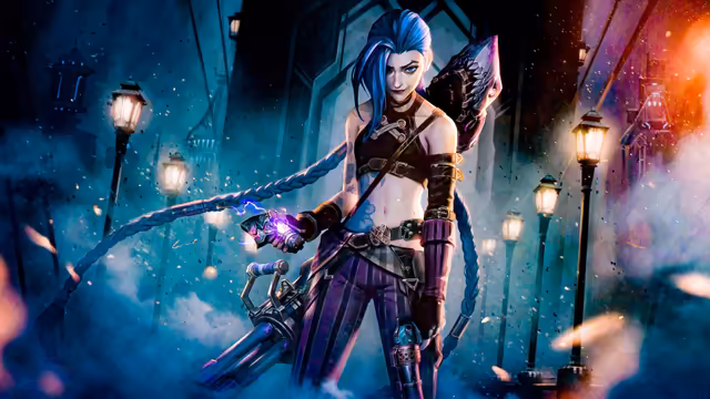 Jinx Cyberpunk Character Portrait