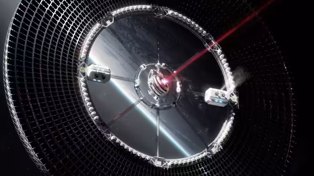 NASA Space Station Orbital View