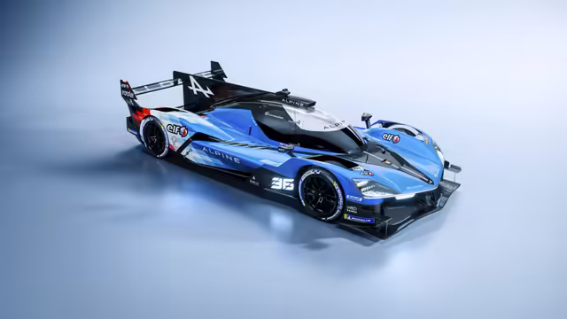 Alpine A424 Race Car Blue