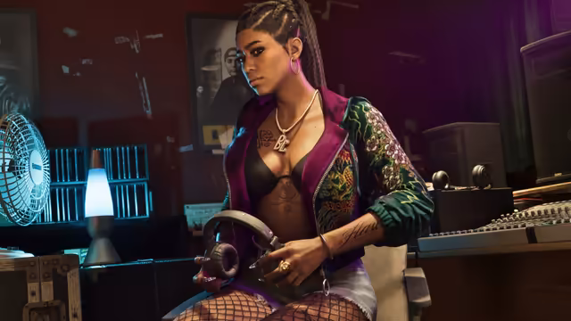 GTA VI Studio Neon Music Production