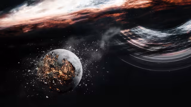 Black Hole Cosmic Destruction Scene