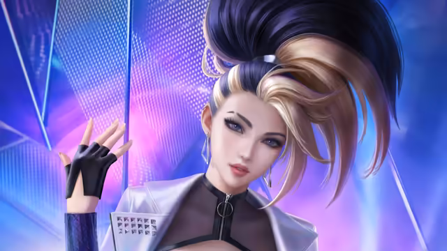 KDA Akali Cyberpunk Portrait