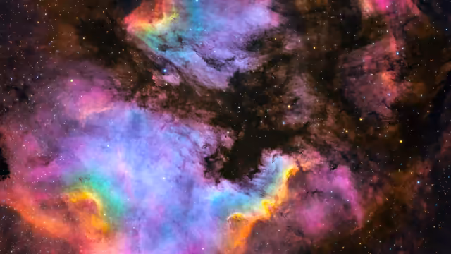 Colorful Nebula Cloud Formation