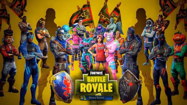 Fortnite Battle Royale Characters Yellow