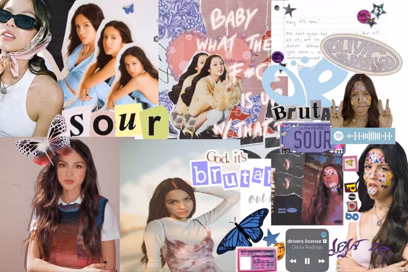 Y2K Collage Girl Aesthetic