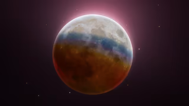 Lunar Eclipse Blood Moon Night