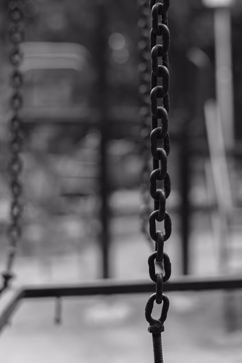 Heavy Chain Close-Up Detail