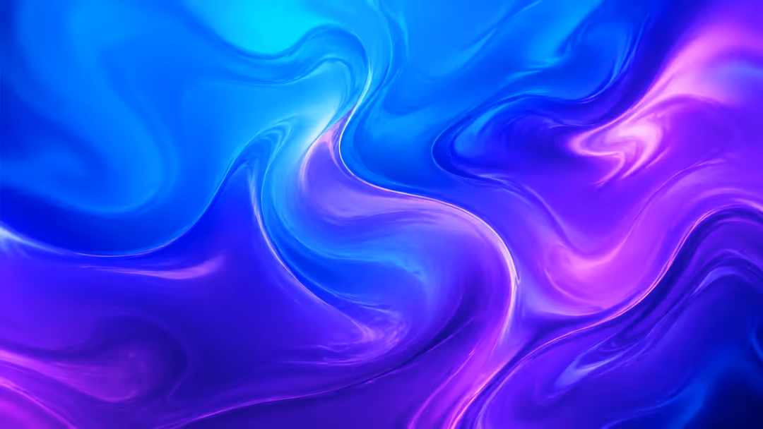 Neon Fluid Abstract Blue Purple — horizontal liquid HD wallpaper