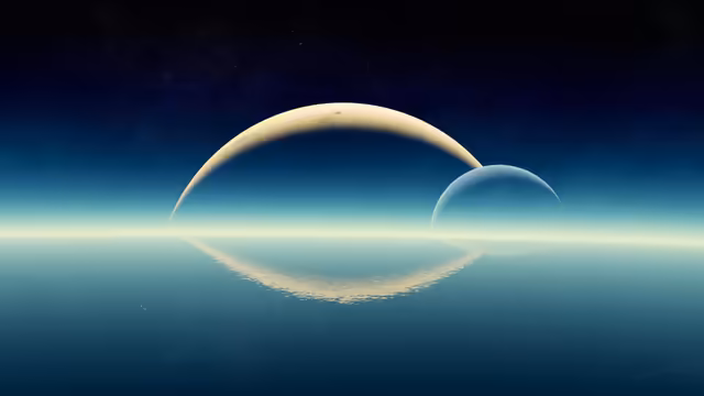 Twin Planets Sci-Fi Universe