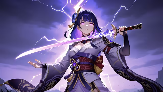 Raiden Shogun Lightning Storm Warrior