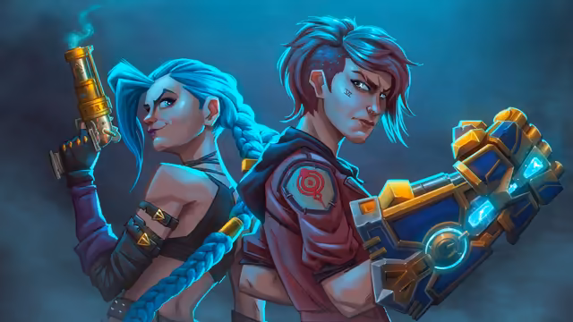 Jinx Futuristic Cyberpunk Armed Character