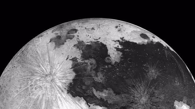 Lunar Surface Crater Details