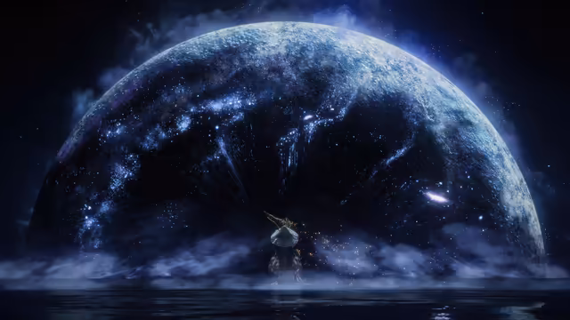 Elden Ring Cosmic Planet Nightscape