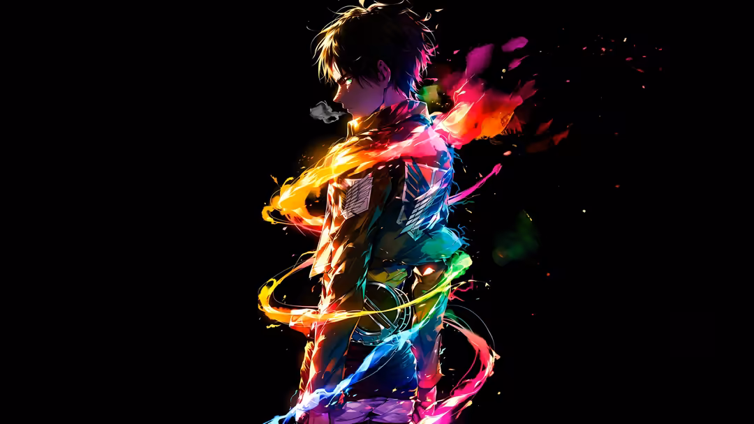 Eren Yeager Amoled 3840x2160 16775 — horizontal abstract 4K wallpaper