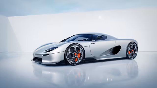 Koenigsegg CC850 Silver Supercar