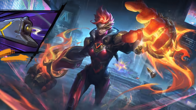 Vi Enforcer Power Cyberpunk Warrior